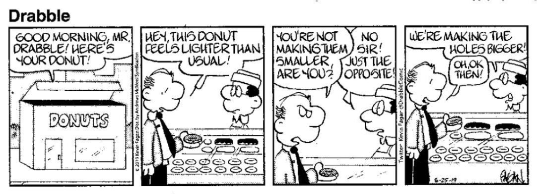 Drabble comic -donut